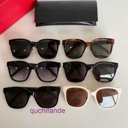 Luxury Designer Yssl Brand Sunglasses New F High Quality Female Plate Square Fashion for Men Versatile and Personalized Street Shooting
