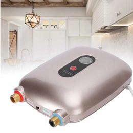 3500W Water Heater Tankless Instant Water Heater Home Bathroom Kitchen 3 Second Fast Heating Shower Water Heater
