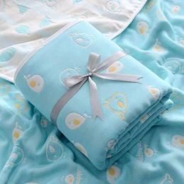 sets MOTOHOOD 6Layers Baby Blanket Newborn Blankets Super Soft Wrap Infant Swaddle Kids For Monthly Toddler Bedding Blanket 110*110cm