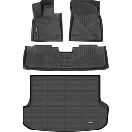 Binmotor All Weather Floor Mats and Cargo Liner for RX 2016-2022 RX/2018-2022 RXL - Heavy Duty Car Floor Liners in Black - RX Accessories Included