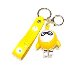 2024 Hot sales Cartoon Doll Keychains Exquisite and Cute Painted Doll Pendant Children's Doll Keychains Wholesale