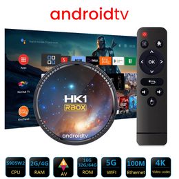 HK1 RBOX W2T TV Box Android 11.0 Amlogic S905W2 2G/16G 4G/32G 64G 2.4G 5G Dual WIFI H.265 4K UHD Youtube Smart Media Player