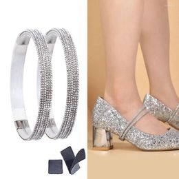 Anklets Wholesale Shoes Decorations Buckle Lazy Shoelaces For High Heels Anti Falling Heel Women Shoeslaces Bundle Shoelace