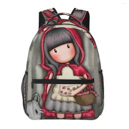 Backpack 3D Print The Girl In Snow Schoolbag Primary And Middle School Students Girls Notebook Bag Cartoon