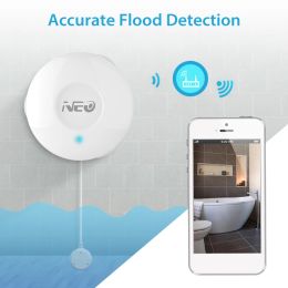 Detector 868.4MHz EU 908.4MHz US Zwave Water sensor Leak Detector Flood Water leakage Alarm support Z wave Plus gateway smartthings APP