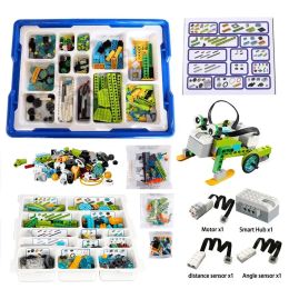 Blocks 2024 NEW Technical WeDo 2.0 Core Set Robotics Construction Set Building Blocks Compatible with 45300 STEAM Educational DIY Toys