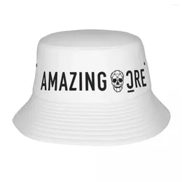 Berets Golf Logo Bucket Hat Hawaii Fisherman Caps For Unisex Fashion Vacation Sun Hats Breathable Custom DIY Cap