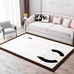 Classic Household Living Room Carpet Bedroom Full of Stain-Resistant Easy-Care Carpet Non-Slip Crystal Velvet Short Wool Carpets