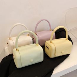 Shoulder Bags Women Fashion Mini Square Box Handbag 2024 Summer Jelly One-Shoulder Bag Luxury Designer Messenger Travel Crossbody