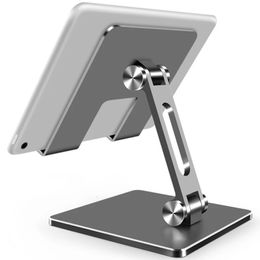 Metal Desk Mobile Phone Holder Stand For iPad Adjustable Desktop Tablet Universal Table Cell 240418