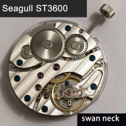 Watches New Seagull Swan Neck ST3600 Mechanical Movement ST36 Chinese Watch Men's ETA 6497 Manual Winding 17 Jewels