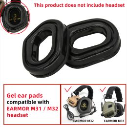Earplugs M31 Headset Gel Ear Pads for EARMOR M31/M32 Tactical Shooting Earphone Noise Canceling Earmuffs Headphones Accessories