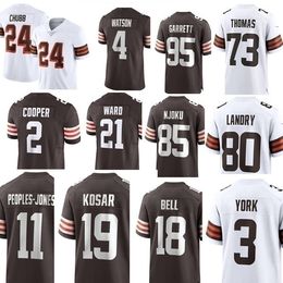 Football Jersey Jerry Jeudy Jim Nick Chubb Bernie Kosar Deshaun Watson Myles Garrett Joe Thomas Elijah Moore Amari Cooper David Njoku Denzel Ward