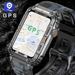 Watches Men's Smart Watch Android IOS Fitness Watch Ip67 Waterproof Military Health Monitor AI Voice Bluetooth Call Smart Watch 2023
