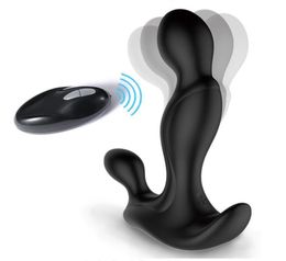 Vibrating Prostate Massager with 7 Speeds Rechargeable Male Erotic Products Butt Plug Anal Vibrator Sex Toys for Men Sex Shop T2003051706