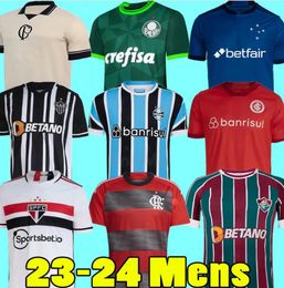 MARCELO Soccer Jerseys 23 24 Kits Corinthian Flamengo SUAREZ Santos Palmeiras Atletico Mineiro Gremio Internacional SAO PAULO Fluminense Cruzeiro shirt Kit