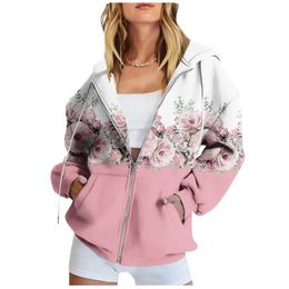 G4LB Men's Hoodies Sweatshirts Printed Sweatshirt Long Sleeve Pocket Jacket Zipper Hoodie Coat Autumn WomenS Cropped Y2k Tops Cute Tank 240424