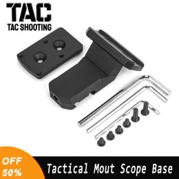 Accessories Metal Tactical Hunting Scout Airsoft Weapon Accessories Offset Optic Sight Mount T1 T2 RMR 45 Degrees For 20mm Picatinny Rail