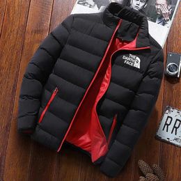 Men's Jackets Winter Jacket Men Stand Collar Warm Down Street Fashion Casual Brand Parka North Coat