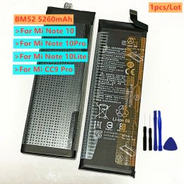 Clipboard New High Quality Bm52 5260mah Battery 71 Gramme Weight for Xiaomi Mi Note 10 Lite 10pro / Cc9pro Cc9 Pro