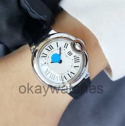Dials Working Automatic Watches Carter 28mm Blue Balloon Series Precision Steel Womens Watch w 6 9 0 1 8 z 4