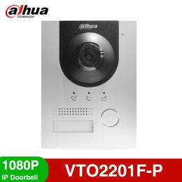 Doorbells DaHua Multilanguage VTO2201FP Replace VTO2202FPS2 PoE IP Metal Villa doorbell Door Phone IP Video Intercom call to phone app