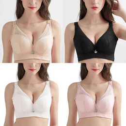 Push Fallsweet Up Bra for Women Padded Plus Size Underwire Bras Sexy Lingeire Lace Underwear C D E Cup