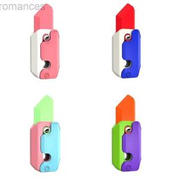 Decompression Toy 3D Printed Knife Stress Reliever Toy Fidgets Cutter Anxiety Toy for Adult Office d240424