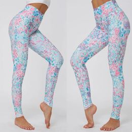 Yoga Outfits Women Pocket Digital Printing Leggings Exercise Fitness And Running Pants Training Gym Leggings#35