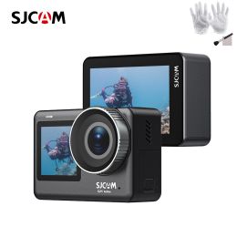 Cameras SJCAM SJ11Active Action Camera Mini Camera 4K Ultra 20MP Waterproof Antishaking Dual Screen Live Streaming Waterproof Case