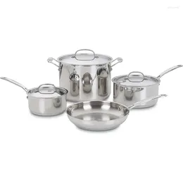 Cookware Sets 7-Piece Set Chef's Classic Stainless Steel Collection