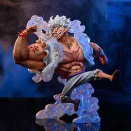 Action Toy Figures 17cm One Piece Luffy Gear 5 Anime Figures Hercules Nika Collection PVC Action Figurals Statue Luffy Model Doll Decoration Home T240422