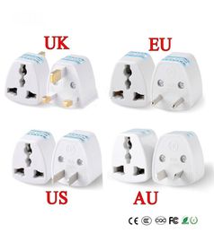 Universal Changeover plug Adapter UK US AU to EU AC Power Socket Plugs Multifunction Travel Charger Adapters Converter Outlet Ada6537366