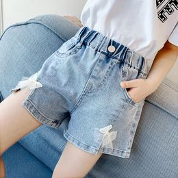 Shorts IENENS Kids Baby Girls Summer Denim Pants Children Casual Wear Bottoms Infant Jeans 4-13 Years