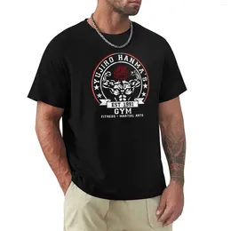 Men's Polos Humour Fashion T Shirt Strongest Gym On Earth T-Shirt Tees Sweat Shirts Black Hip Hop Unisex Brand Cotton Top