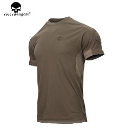 Layers Emersongear Blue Label Tactical Short Sleeve Mandrill Functional Shirts Outdoor Daily Sports Tshirt Combat Fitness EMB9588