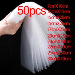 Bags 50pcs Vacuum Sealer Bags Motor Products Food Bag Air Discharge Vaccum Packed Empty Storage Packaging Rolls Sealers Hine Home