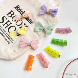 Hair Accessories 3 Pcs/Set Children Cute Cartoon Bear Bow Ornament Hair Clips Girls Lovely Alloy Colours Barrettes Hairpins Kids Hair Accessories