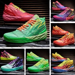 Three Ball Second Generation Mandarin Duck Basketball Shoes Men Designer Children MB01 First Generation Sneakers Female Outdoor Training Competition Shoe 34-45