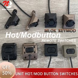 Lights Tactical Airsoft UNIT ModButton Hot Button Pressure Remote Switch Mlok Keymod For Surefir M300 M600 DBALA2 PEQ15 20mm Rail