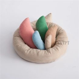 Accessories 6 PCS/Set Donut Posing Pillow For Newborn Photography Props Flokati Baby Photo Shoot Studio Accessories Fotografia Accessory