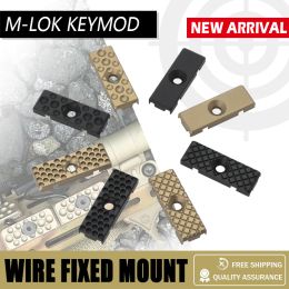 Accessories Tactical Rail Handguard Wire Guide Tail Fixed for MLOK Key mod Wire Guide Cable Management Rail Cover