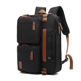 Backpack Men Multifunctional Oxford Cloth Laptop Business Handbags Messenger Shoulder Bag Computer Travel Bags