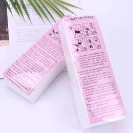 Epilator ZONGKUNG 100PCS Removal Nonwoven Body Cloth Hair Remove Wax Paper Rolls High Quality Hair Removal Epilator Wax Strip Paper d240424