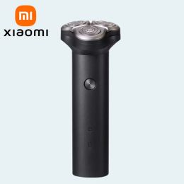 Shavers XIAOMI MIJIA Electric Shaver S300 Dry Wet Shaving Triple Blade IPX7 Waterproof Beard Trimmer trimer Cutter For Men Razor Machine