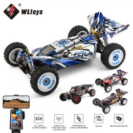 Cars WLtoys 124008 124016 75KM/H 4WD RC Car Professional Monster Truck High Speed Drift Racing Remote Control Cars Children's Toys