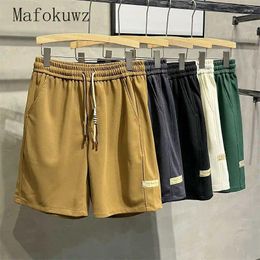 Men's Shorts Summer High Street Personalised Workwear Fashion Loose Comfortable Straight Outdoor Casual Five-point Pants Male Clothes