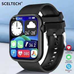 Wristwatches 2024 New Bluetooth Call Watch 9 Smart Watch Men Siri NFC GPS Tracker Blood Pressure Heart Rate Sports Smartwatch For Android IOS 240423