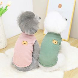 Dog Apparel Pet Clothes 2024 Spring And Summer Casual Puppy Chic Bear T-shirt Clothing Costume Designer