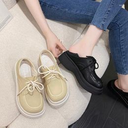 Casual Shoes 2024 Gothic Women's Round Toe Platform Lolita Mary Jane Flats Women Spring Autumn Classic Fashion Loafers